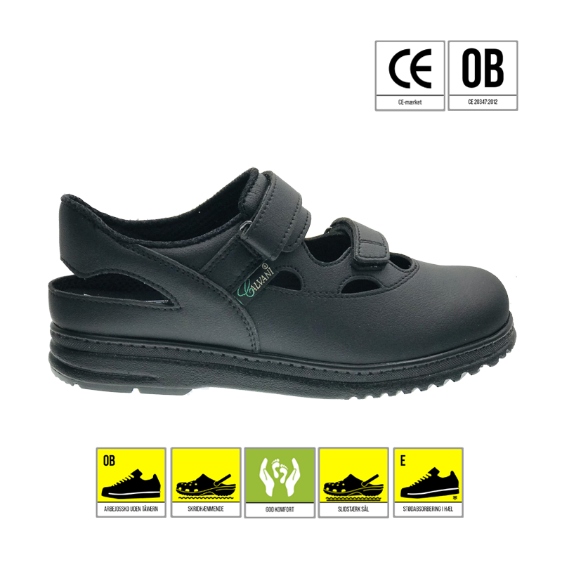 105393-02-Calvani-sort-arbejdssko-køkkensko-træsko-klikniksko-fra-reporto