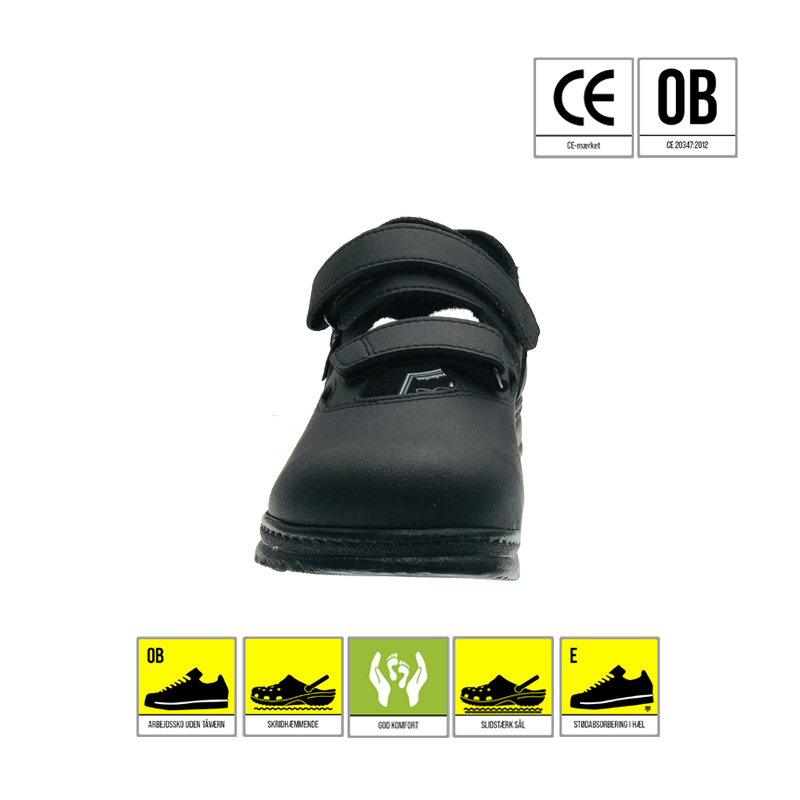 105393-04-Calvani-sort-arbejdssko-køkkensko-træsko-klikniksko-fra-reporto