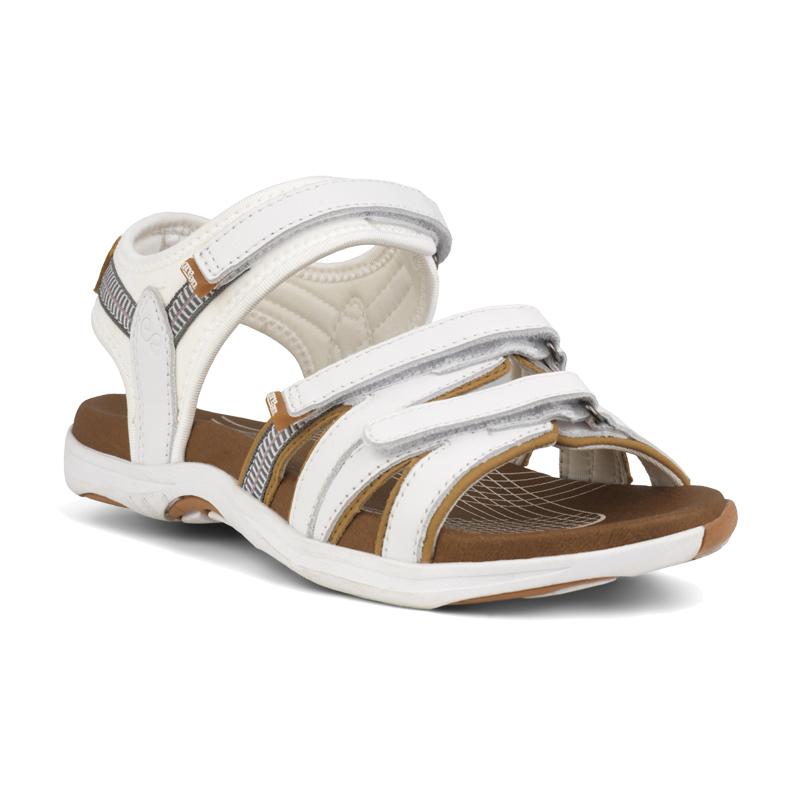 Green Comfort Corsica sandal hvid REPORTO