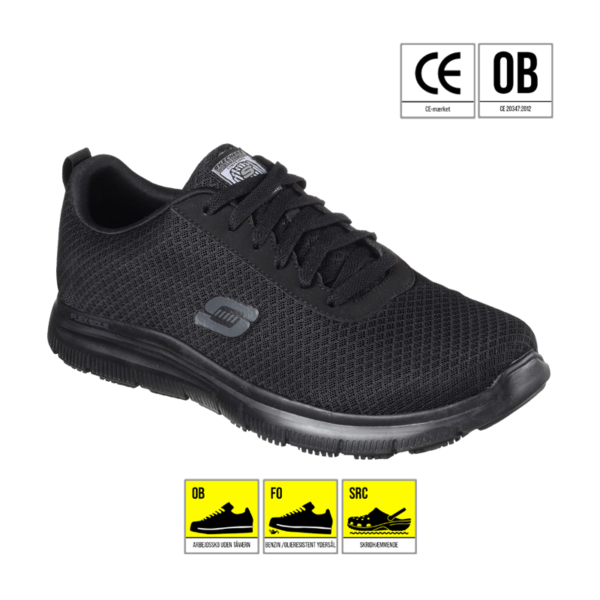 Skechers Work FO SRC Mens Relaxed Fit Flex Advantage arbejdssko - REPORTO SKO