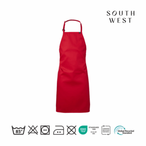 South West Eda Bib Apron forklæde rød